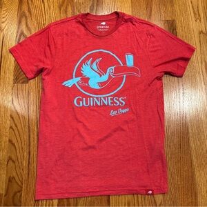 Sportiqe red Guinness Las Vegas t-shirt